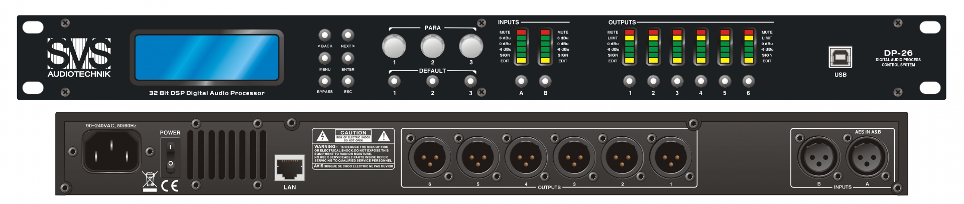 SVS Audiotechnik DP-26 Цифровой процессор: 2 входа 6 выходов в Курской области