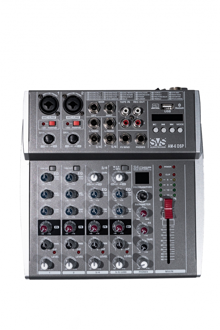SVS Audiotechnik mixers AM-6 DSP Микшерный пульт аналоговый, 6-канальный SVS Audiotechnik mixers в Курской области