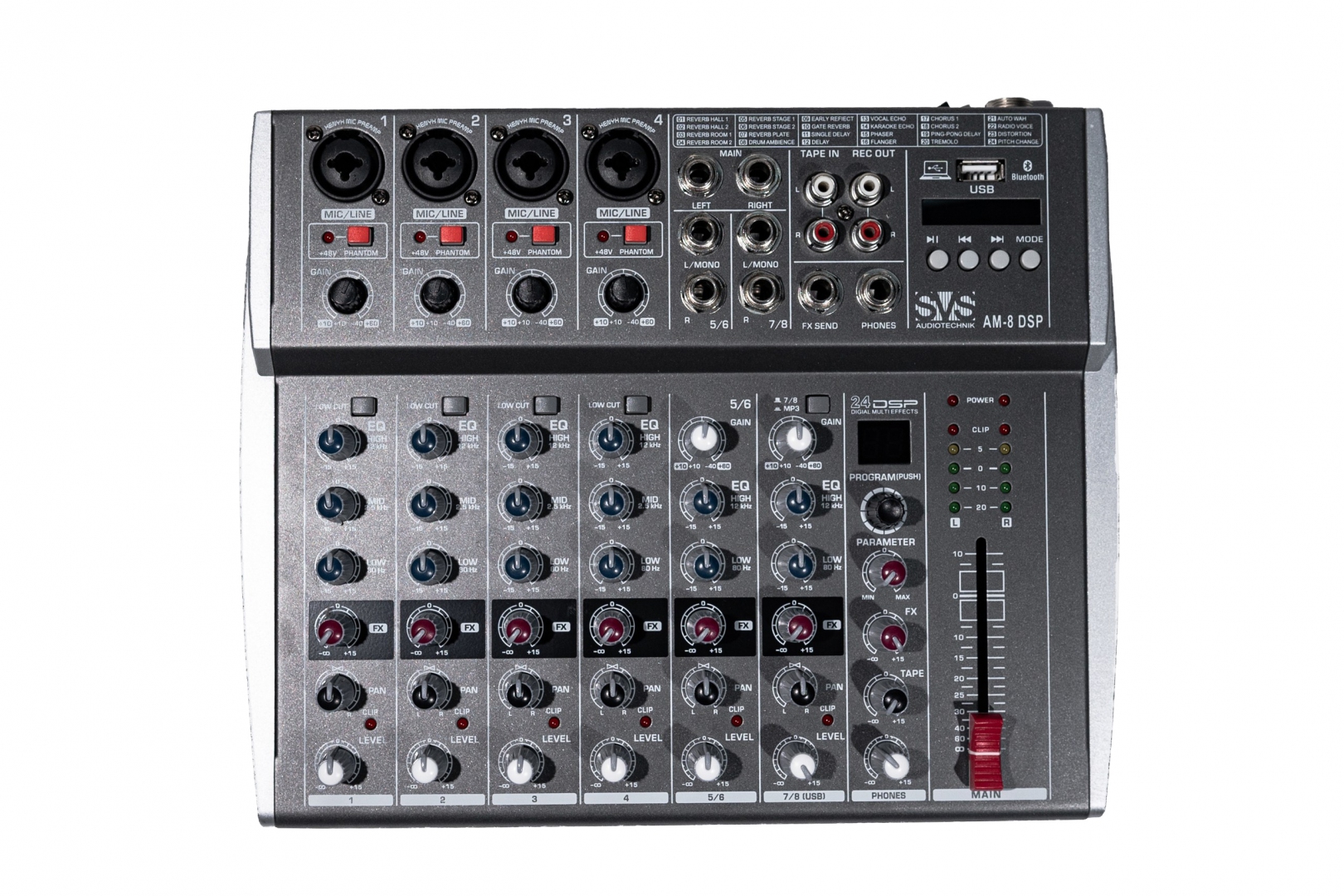 SVS Audiotechnik mixers AM-8 DSP Микшерный пульт аналоговый, 8-канальный в Курской области